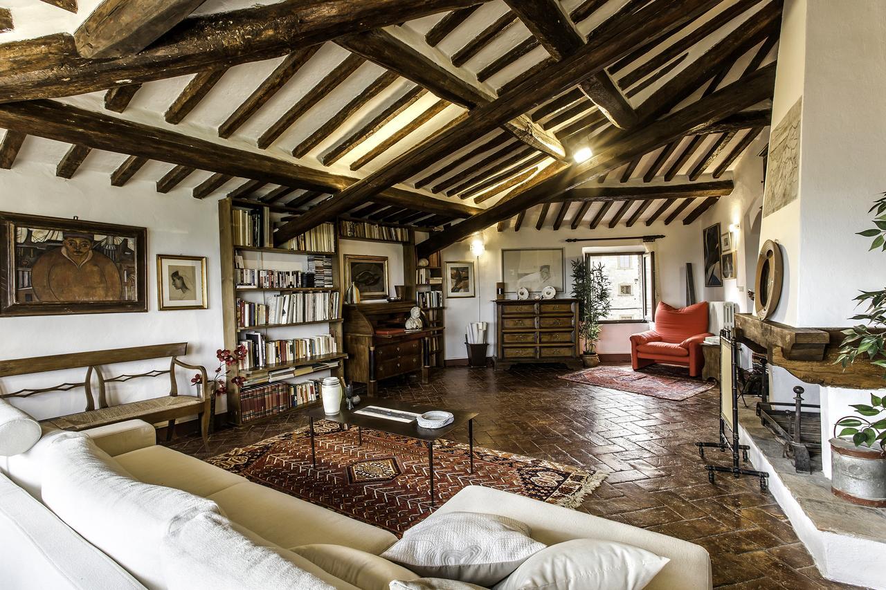 The Artists' Tower - Amazing View From The Tower Apartment San Gimignano Bagian luar foto